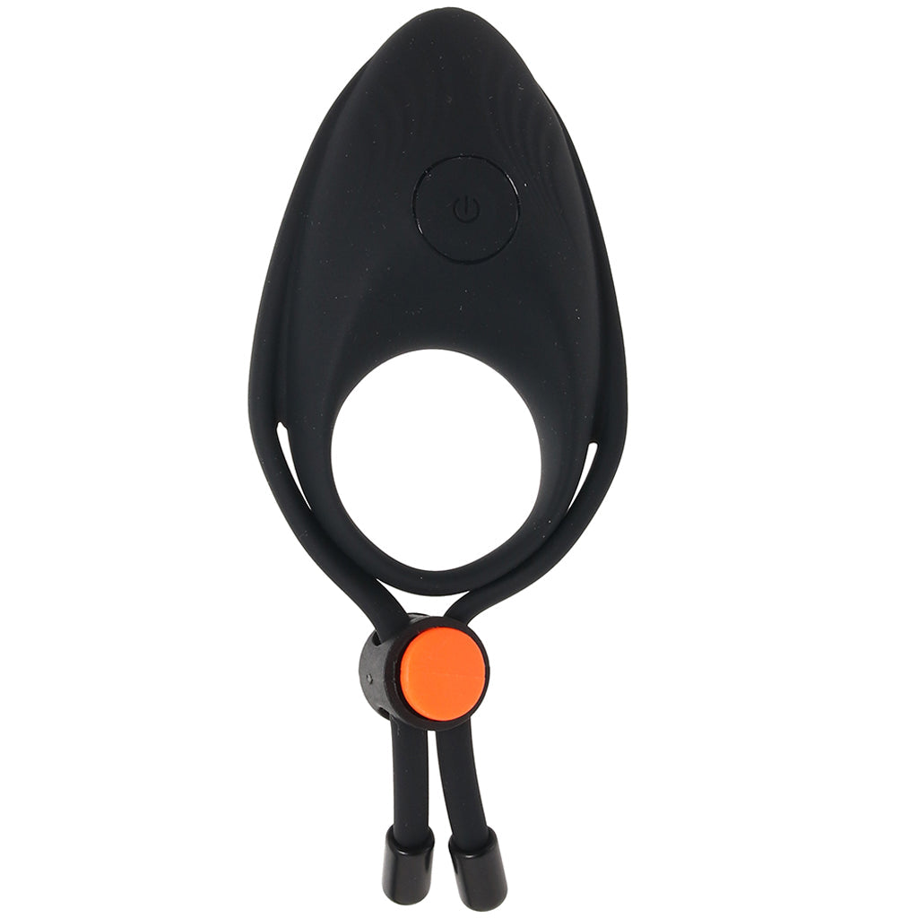 CockPower Vibrating Ring with Adjustable Cock Tie Cock Rings - Tophatter Daily Deals